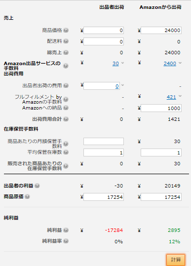 2021年版 Fba料金シミュレーターの使い方と活用方法について解説 公式 Eresa イーリサ
